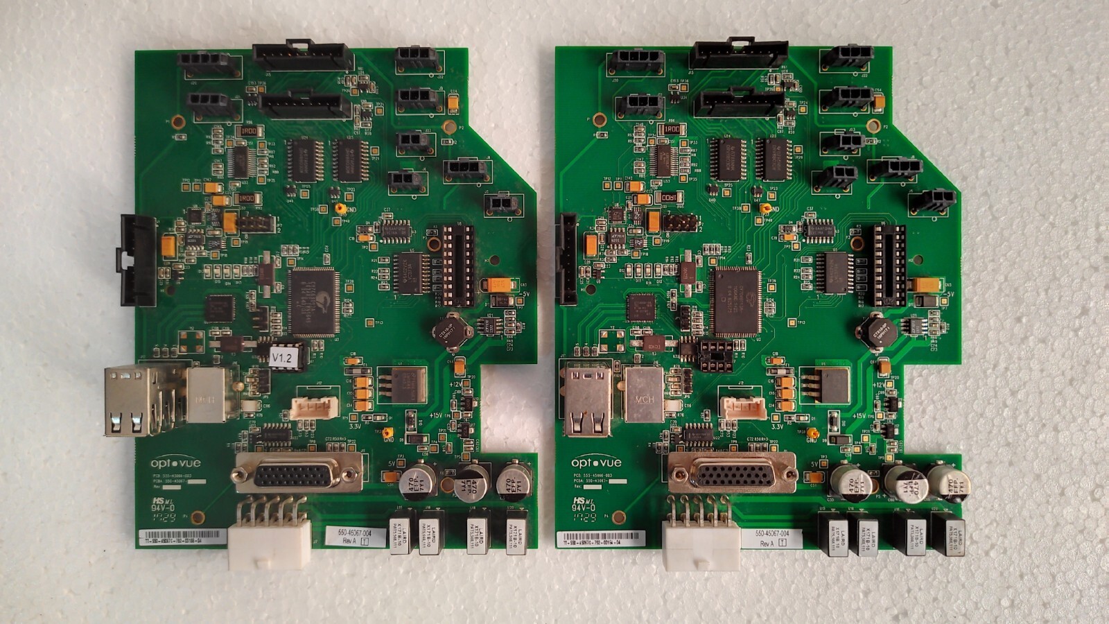 Optovue 550-45067-004 / 555 45066 003  Rev A PCB
